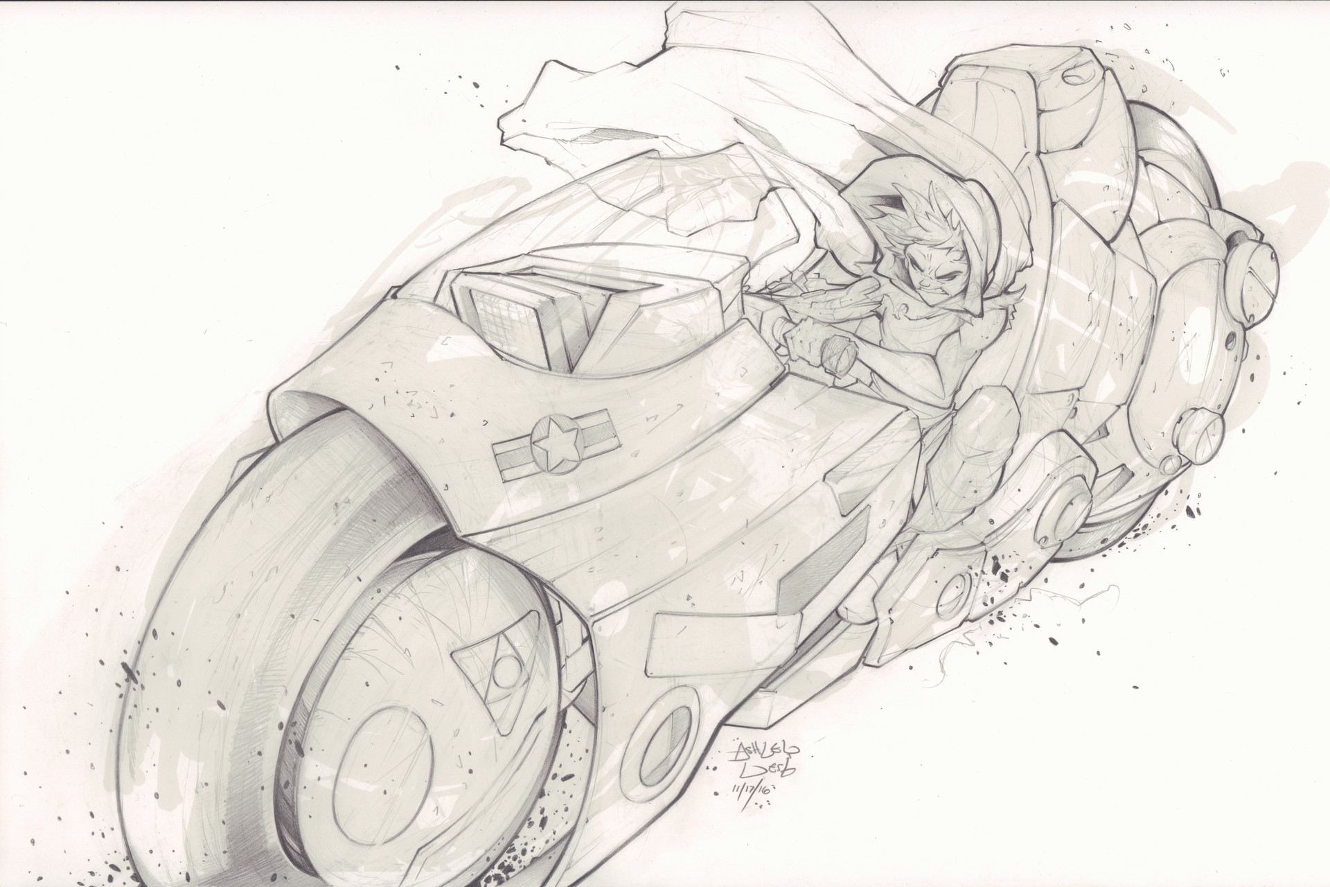 1920x1280 Artstation - Akira Sketch