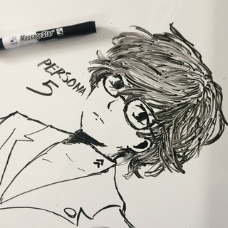 320x320 I Was Studying, But Akira Appeared. - Akira Sketch