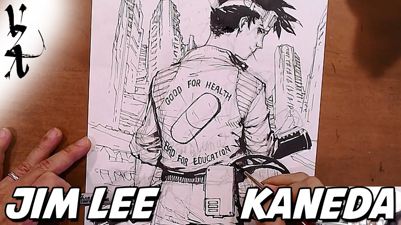 1280x720 Jim Lee Drawing Kaneda From Akira - Akira Sketch