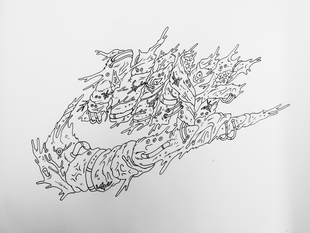 1000x750 Nike X Akira De La Merle - Akira Sketch