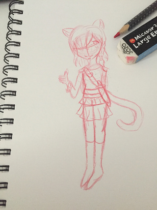 320x427 Sketch Of Oc Akira - Akira Sketch