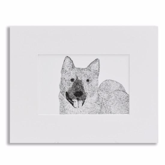 550x550 Akita Dog Print Soul Store - Akita Sketch