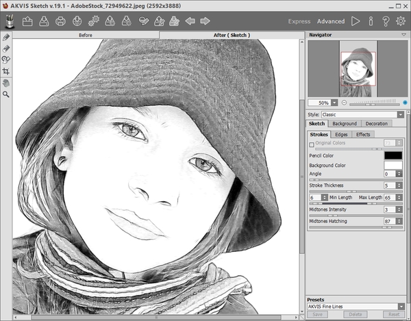 600x469 Different Styles Of Pencil Drawing Akvis Draw Vs Akvis Sketch - Akvis Sketch