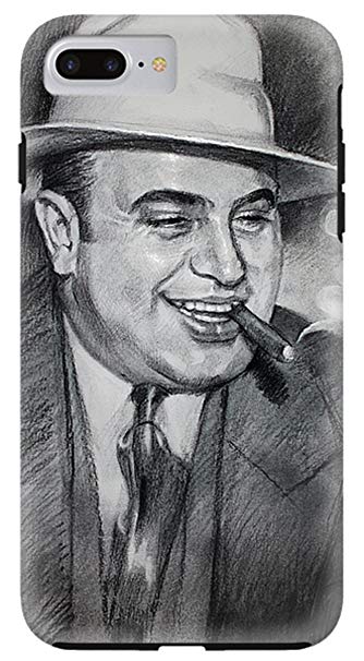 334x606 Iphone 8 Plus Case Al Capone By Pixels Ylli Haruni - Al Capone Sketch