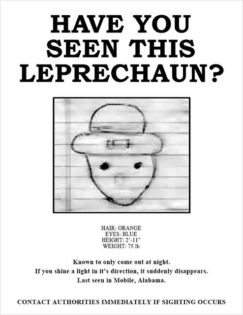 494x640 All Sizes Mobile, Alabama Leprechaun Poster - Alabama Leprechaun Sketch