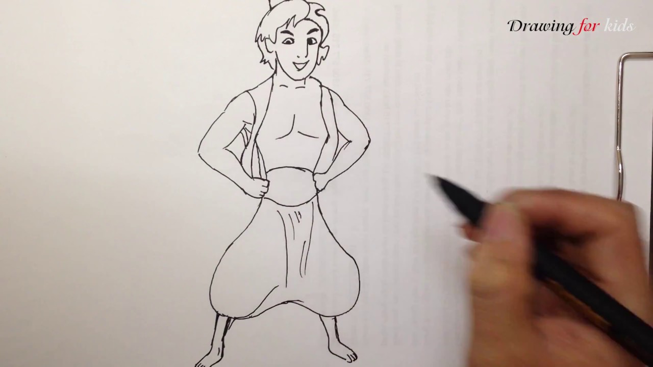 1280x720 Aladdin - Aladdin Sketch