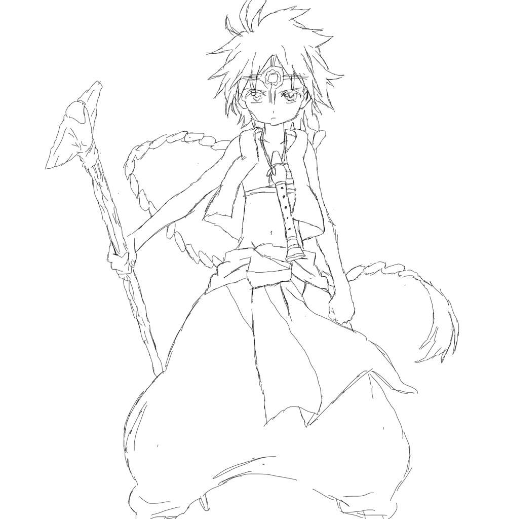 997x1024 Aladdin Sketch Anime Amino - Aladdin Sketch