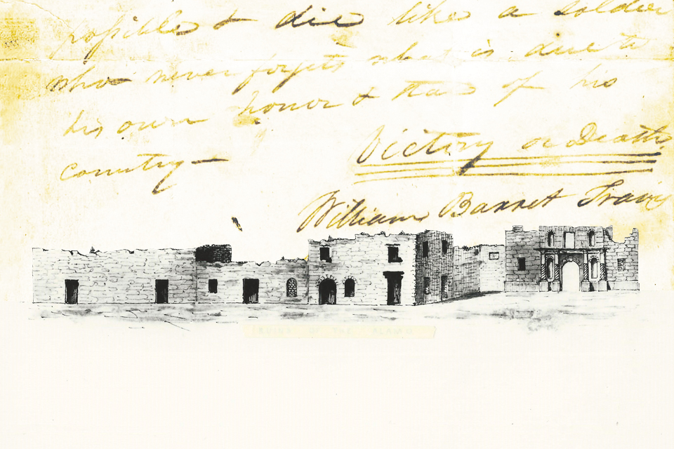 960x640 Missing Alamo Missives Historynet - Alamo Sketch