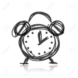 260x260 Download Sketch Clipart Alarm Clocks Clip Art - Alarm Clock Sketch