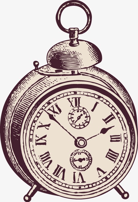 455x664 Hand Drawn Sketch Alarm Clock, Hand Vector, Sketch Vector, Clock - Alarm Clock Sketch