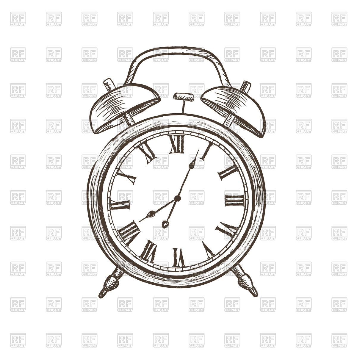 1200x1200 Retro Alarm - Alarm Sketch