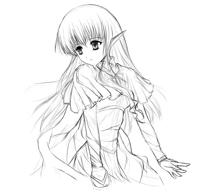 660x629 Alaska Sketch By Crysa - Alaska Sketch