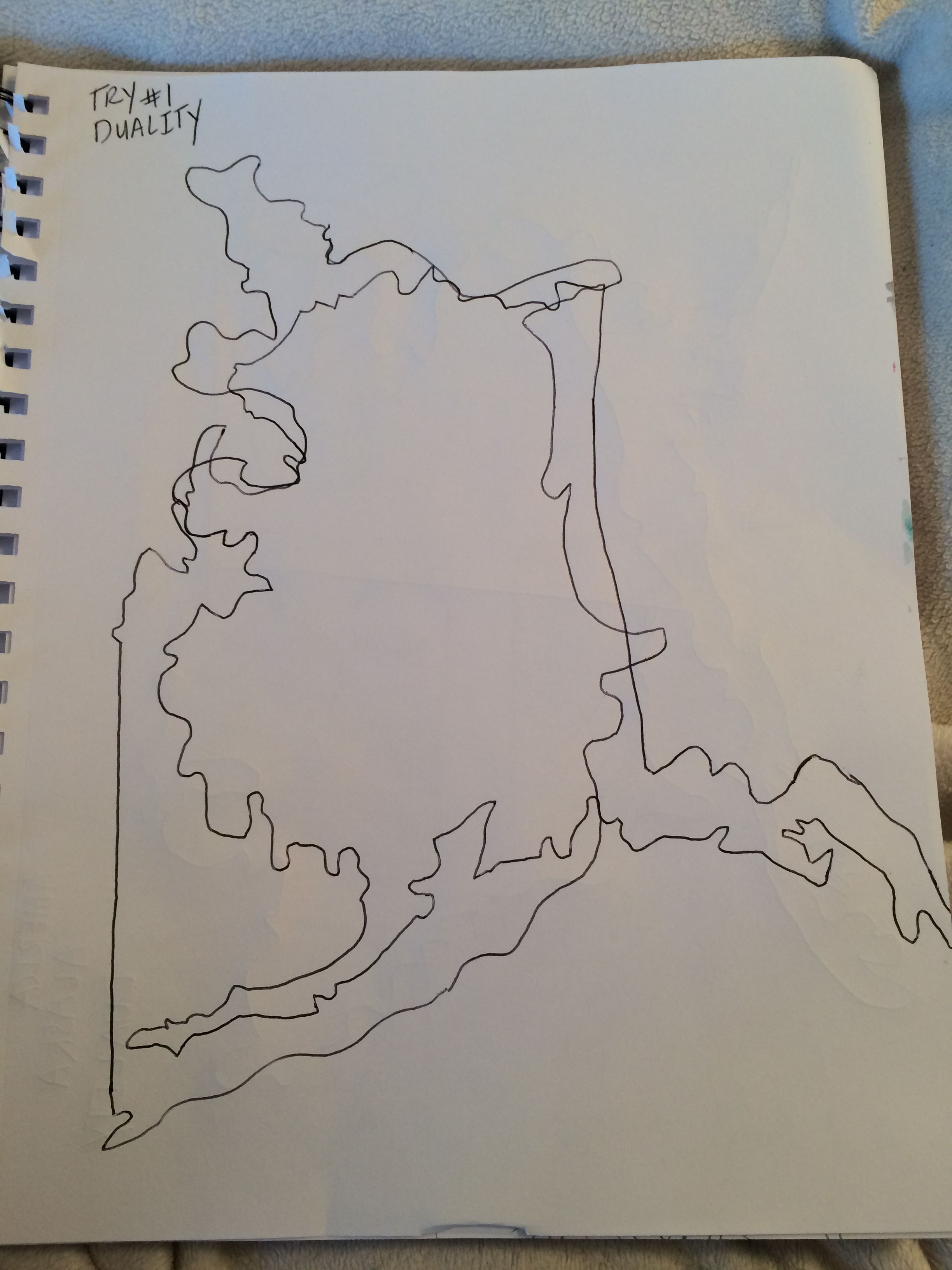 2448x3264 First Sketch U.s And Alaska Shape Duality - Alaska Sketch