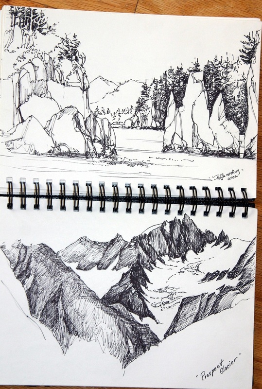 539x800 Sketch Books - Alaska Sketch