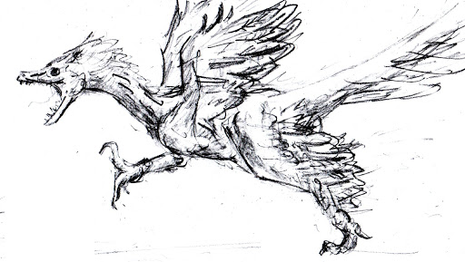 512x289 Jurassic Albatross - Albatross Sketch