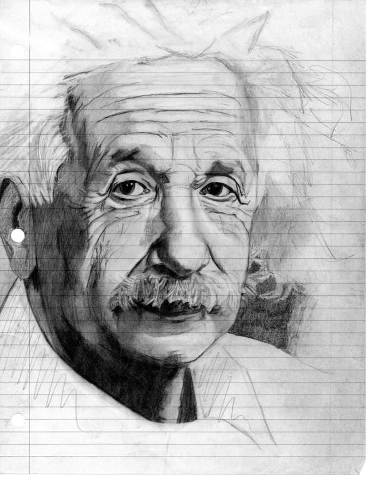 Albert Einstein Sketch at Explore collection of