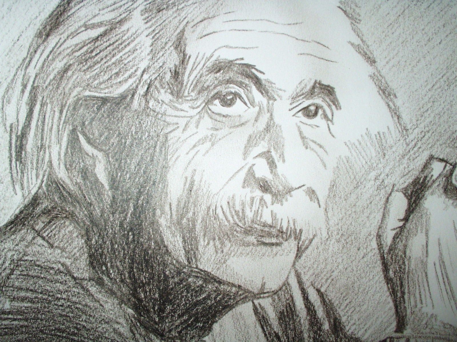 Albert Einstein Pencil Drawing