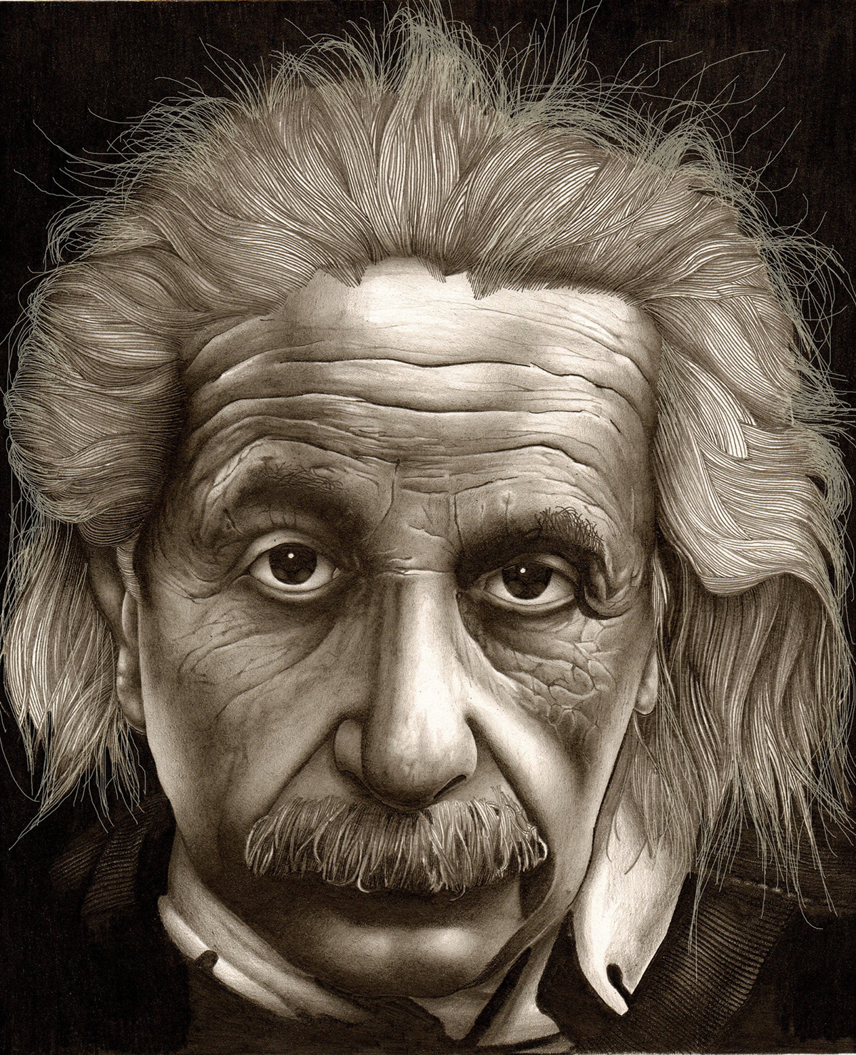 1200x1479 E = Mc2 Albert Einstein Sketch With Pencil By Hand. On Behance - Albert Einstein Sketch