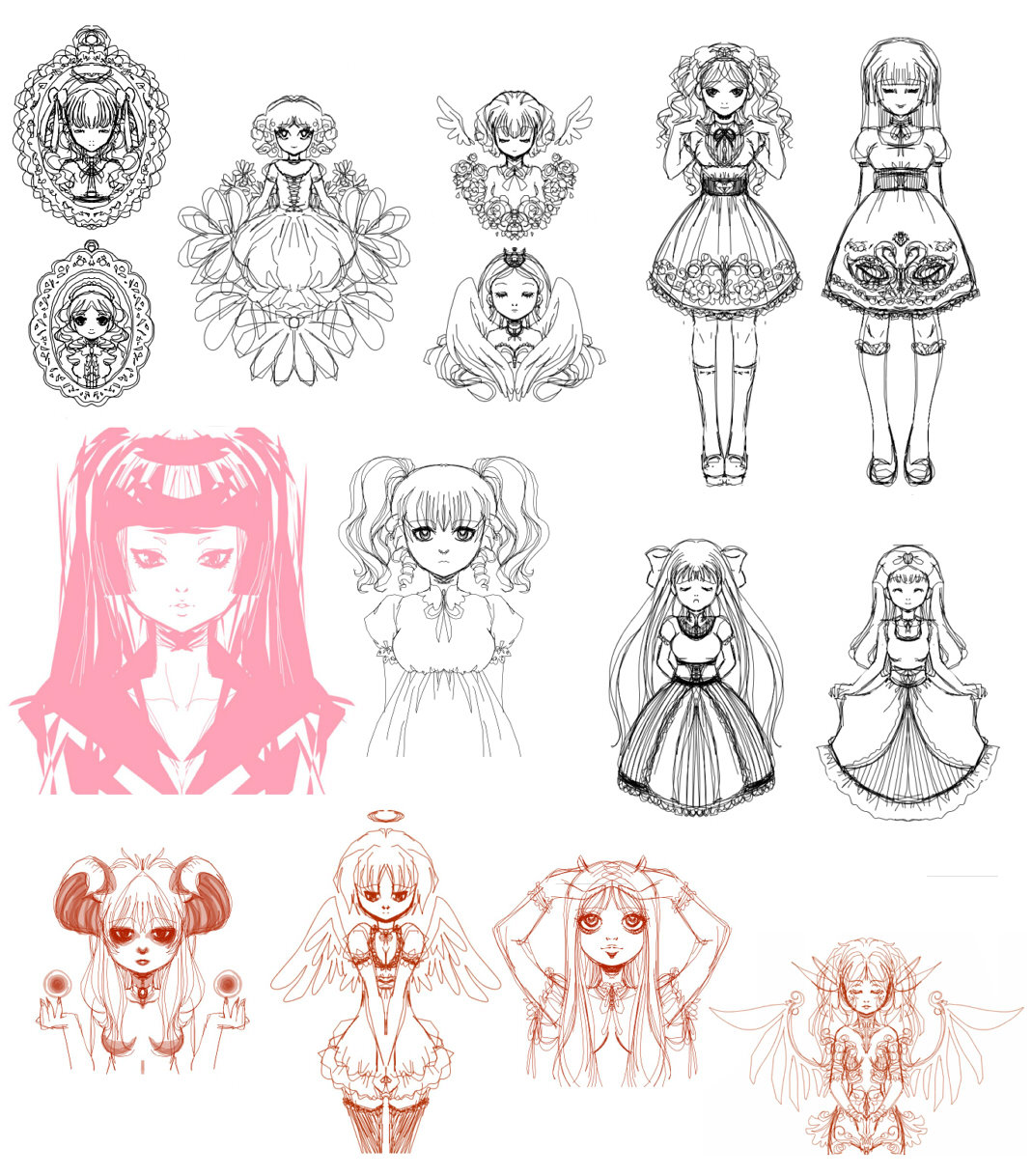 1069x1218 Alchemy Sketch Dump By Zambicandy - Alchemy Sketch