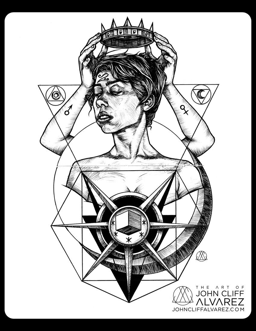 850x1100 Rubedo 002 - Alchemy Sketch