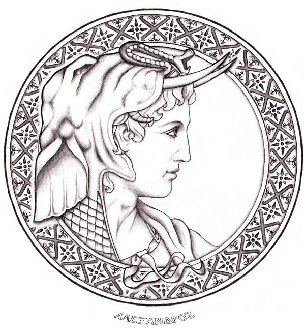 600x661 Alexander The Great - Alexander The Great Sketch