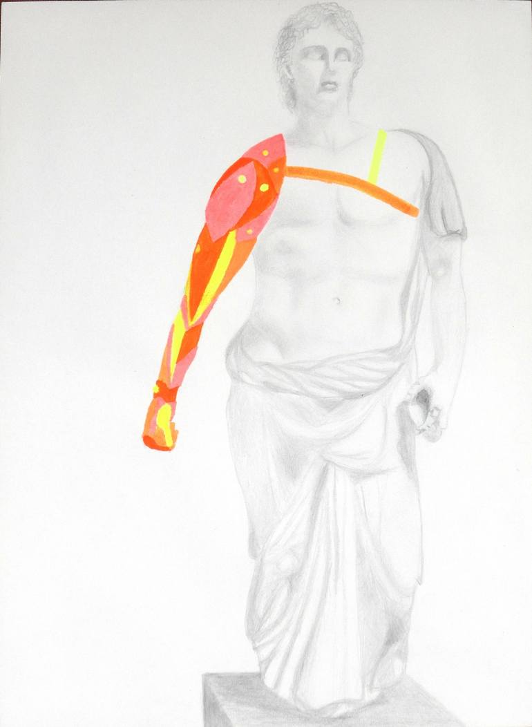 770x1052 Alexander The Great 2.0 Drawing By Nada Franka Cakar Saatchi Art - Alexander The Great Sketch