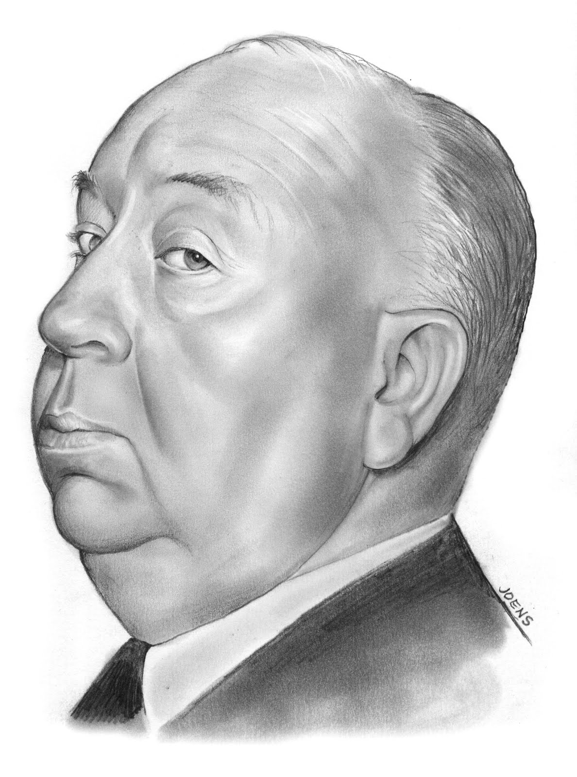 1188x1600 Sketch Of The Day Alfred Hitchcock - Alfred Hitchcock Sketch