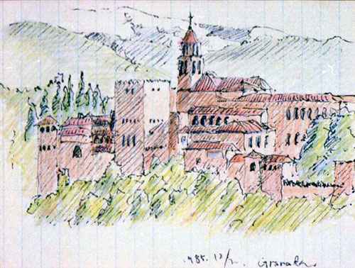 500x378 Susumu Lab Pink Alhambra - Alhambra Sketch