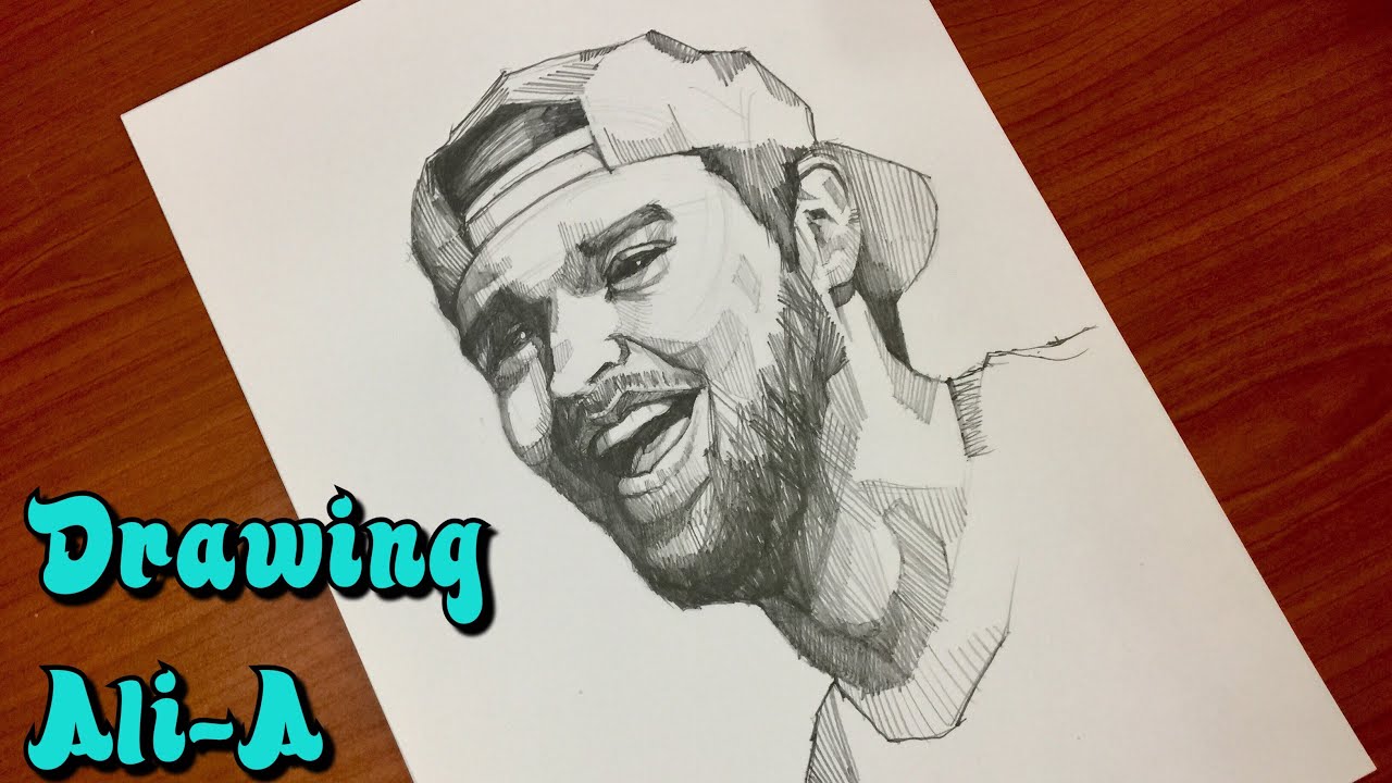 1280x720 Drawing Ali A - Ali Sketch