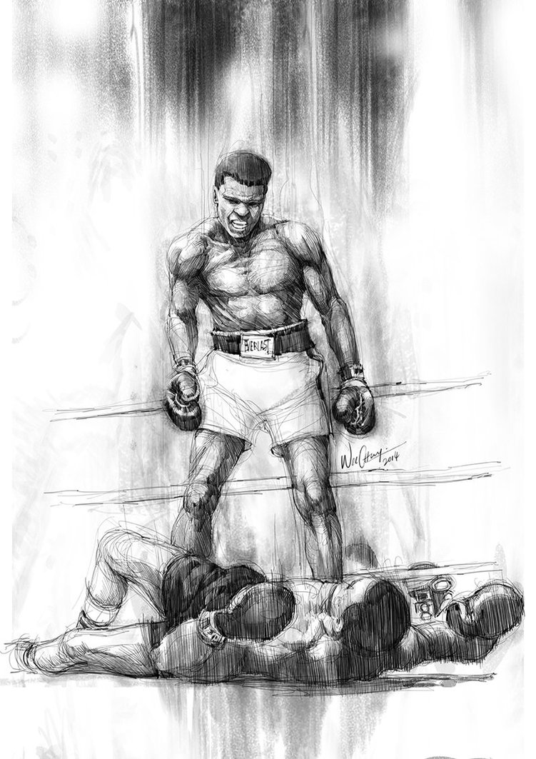 751x1063 Inspirational People Sketch - Ali Sketch