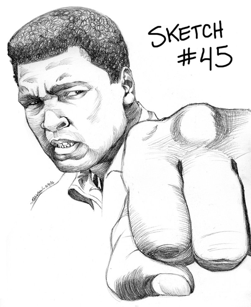 808x989 Sketch A Day - Ali Sketch