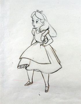 Alice And Wonderland Sketches at PaintingValley.com | Explore ...