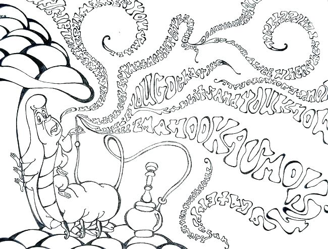 Download Galaxy Alice In Wonderland Trippy Coloring Pages - Coloring and Dr...