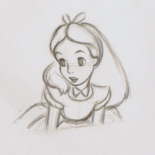 512x512 Tumblr Drawings Alice In Wonderland Cat - Alice In Wonderland Sketches