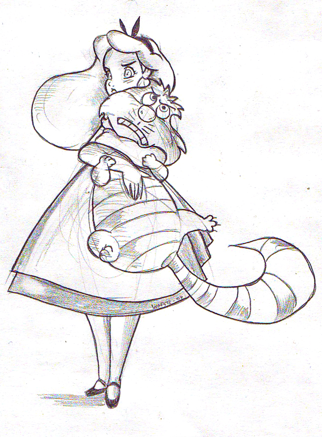 654x886 Alice Sketch By Papawaff - Alice Sketch