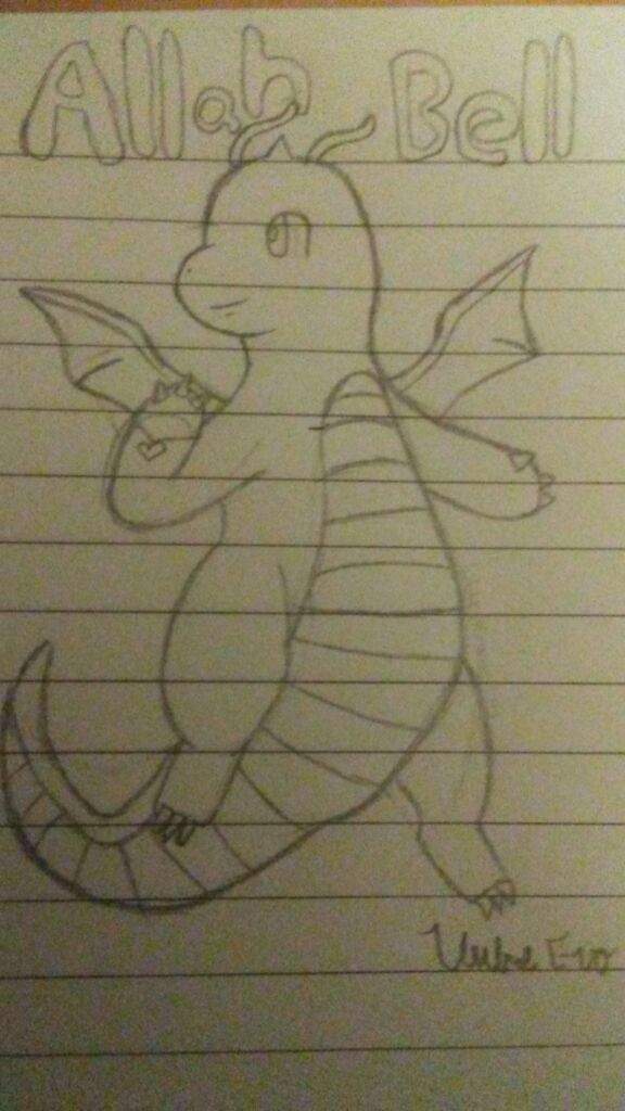 576x1024 Allah Bell The Dragonite Traditional Art Amino - Allah Sketch