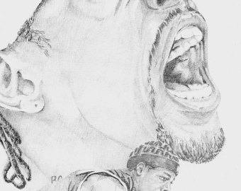 340x270 Allen Iverson Art Etsy - Allen Iverson Sketch