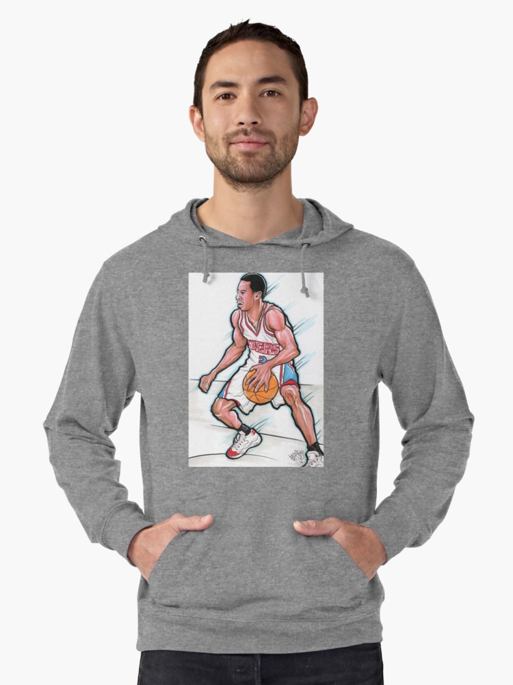 750x1000 Sudaderas Con Capucha Ligeras Allen Iverson Sketch - Allen Iverson Sketch