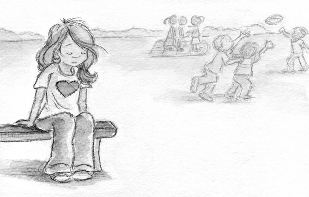 638x407 Michelle Henninger Miscellaneous Sketches - Alone Sketch