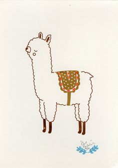 236x337 Drawn Alpaca Lama - Alpaca Sketch