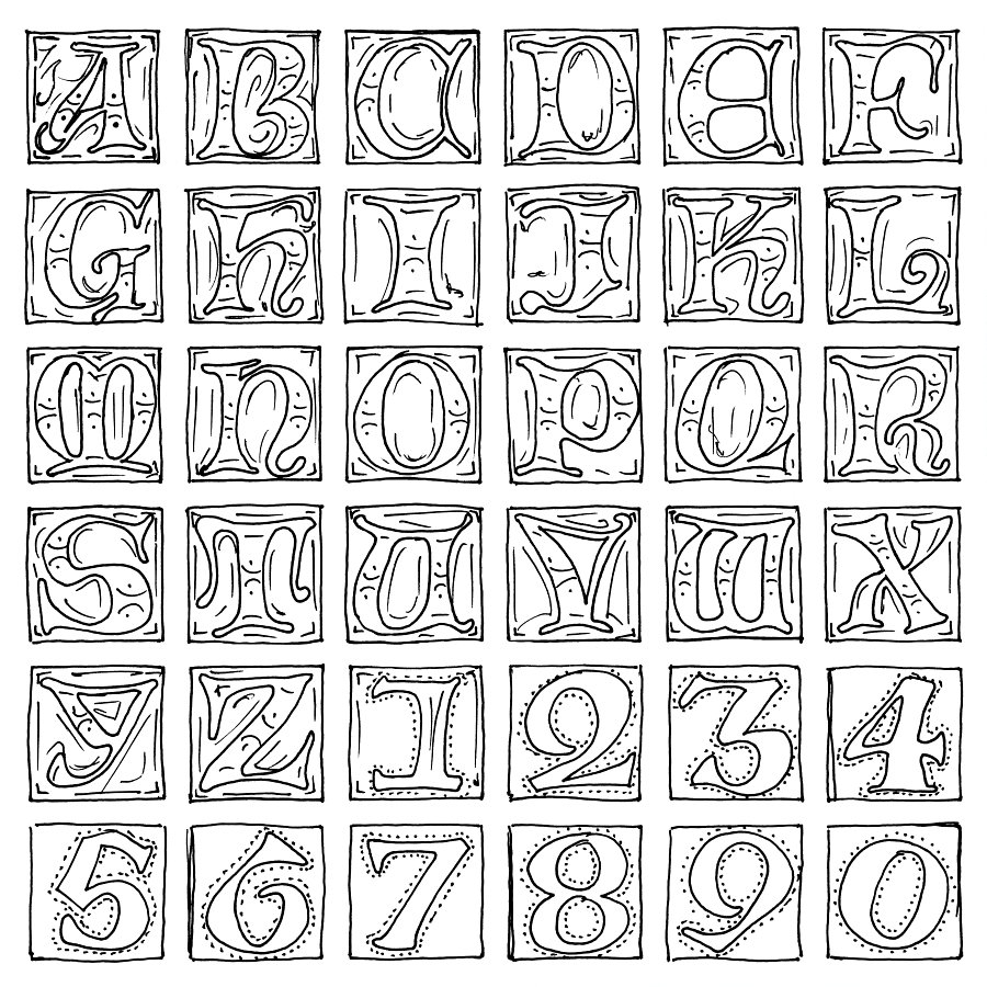 Alphabet Sketch At Paintingvalley.com 