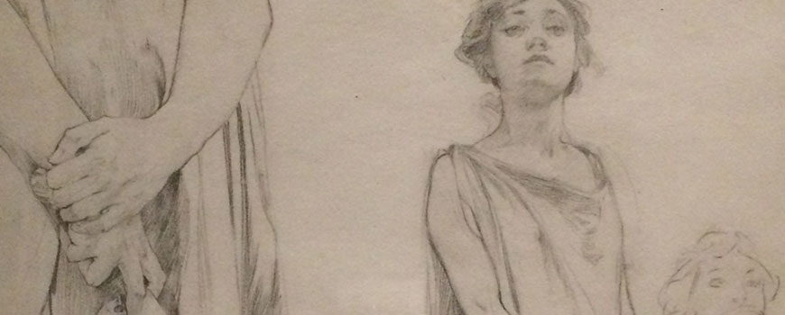 870x350 Alphonse Mucha The Master Of Art Nouveau - Alphonse Mucha Sketches