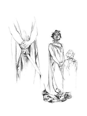 338x450 Beautiful Alphonse Mucha Artwork For Sale, Canvas Art And Posters - Alphonse Mucha Sketches