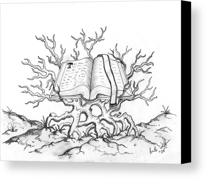 678x590 Natural Altar Pencil Drawing Canvas Print Canvas Art By Robbin Webb - Altar Sketch
