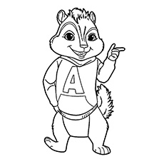 230x230 Top 25 Free Printable Alvin And The Chipmunks Coloring Pages Online - Alvin And The Chipmunks Sketch