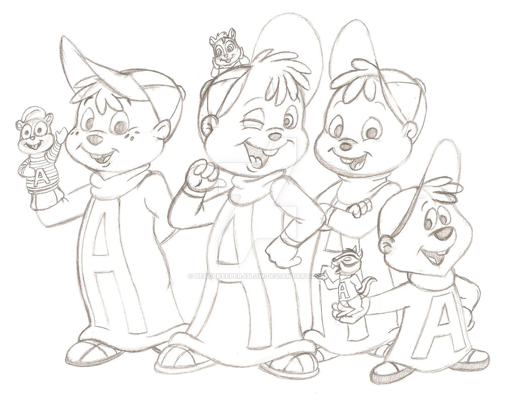 1024x798 Alvin Evolution (Rejected Sketch) By Peacekeeperj3low - Alvin And The Chipmunks Sketch