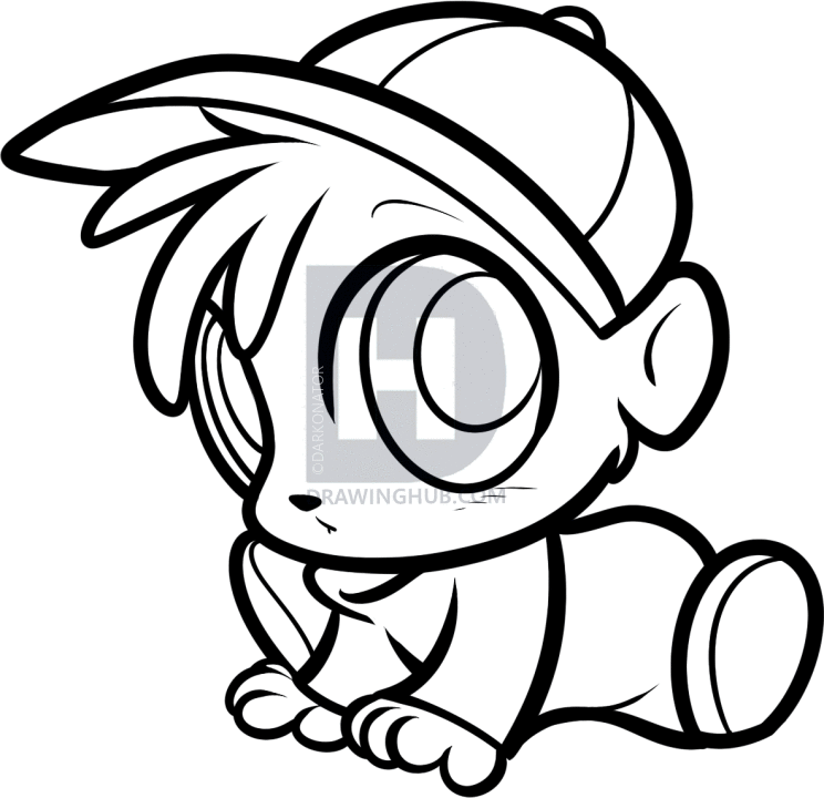 744x720 How To Draw Chibi Alvin, Alvin And The Chipmunks, Step By Step - Alvin Sketch