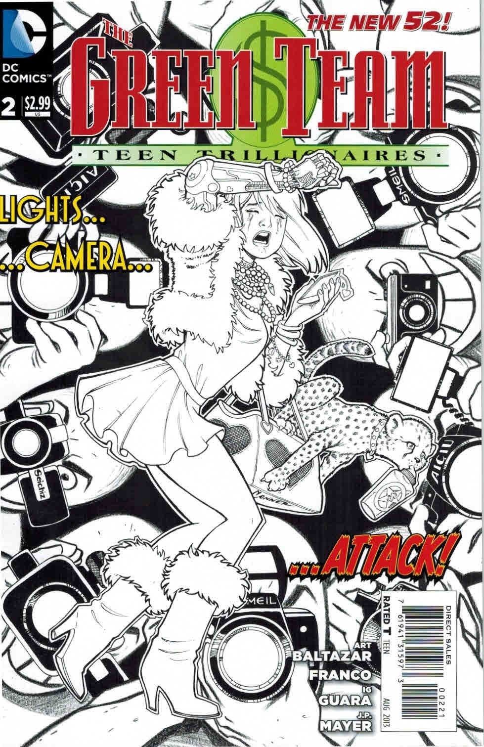 979x1511 Green Team - Amanda Conner Sketch