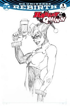 296x450 Harley Quinn - Amanda Conner Sketch
