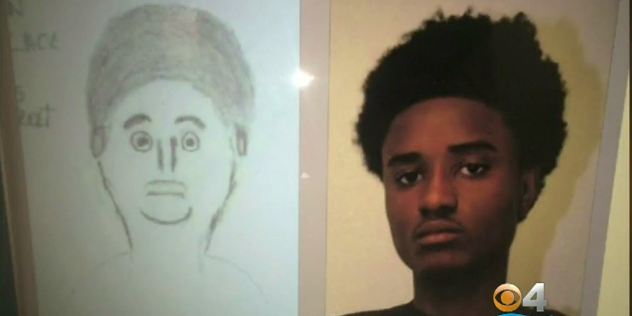 2048x1024 Amateur Sketch Of Murder Suspect Is More Than Just A Little Off - Amateur Sketch